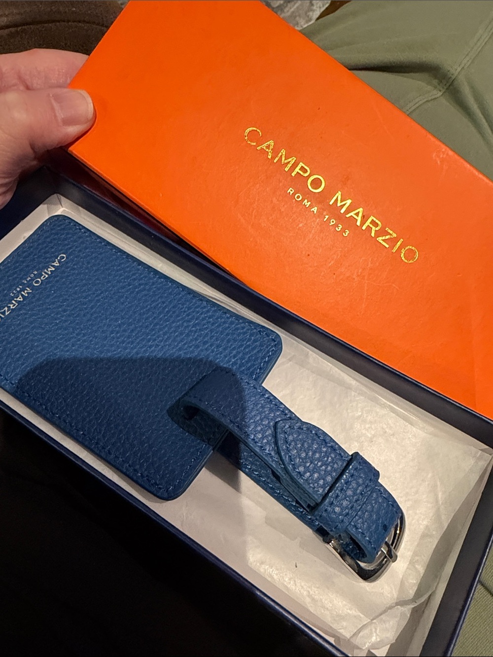 Campo Marzio Roma 1933 Luggage Tag